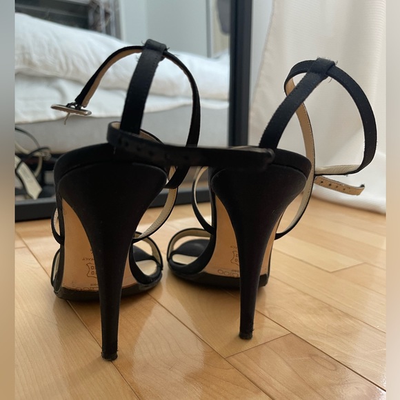 Jimmy Choo satin black sandals - Picture 2 of 7